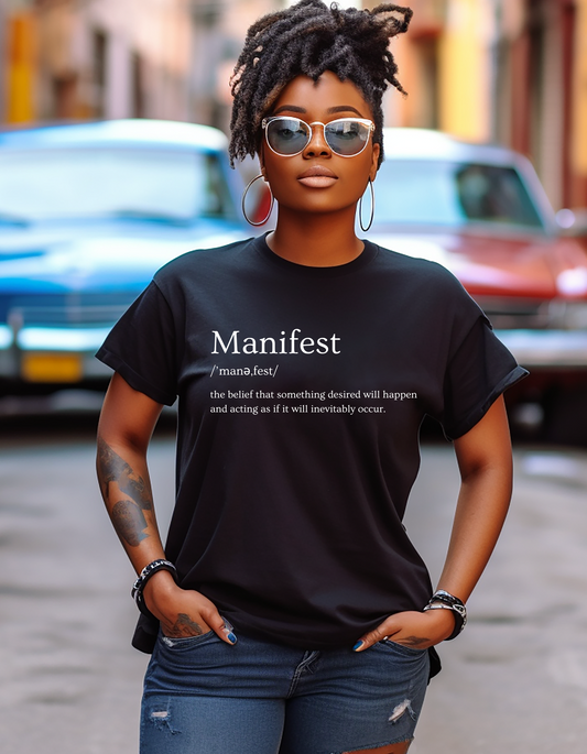 Manifest - Unisex Black Short Sleeve Tee